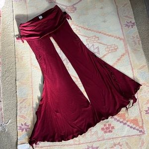 Melodia Designs Flare Pant, red, S 33